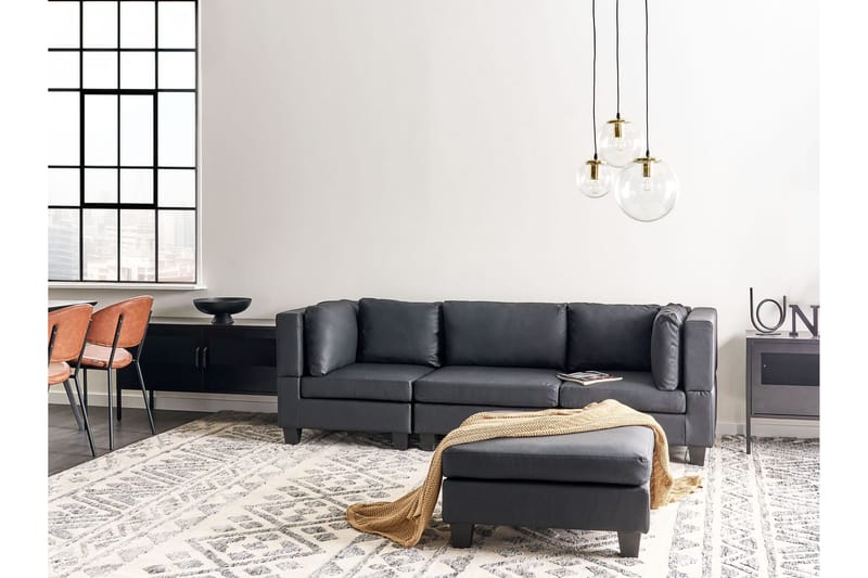 Buck Sofa 3-seter - Svart - Møbler - Sofaer - Sofa 3 seter