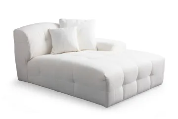 Buddy 4-seters Sofa med Divan - Hvit - Møbler - Sofaer - Sofa med sjeselong