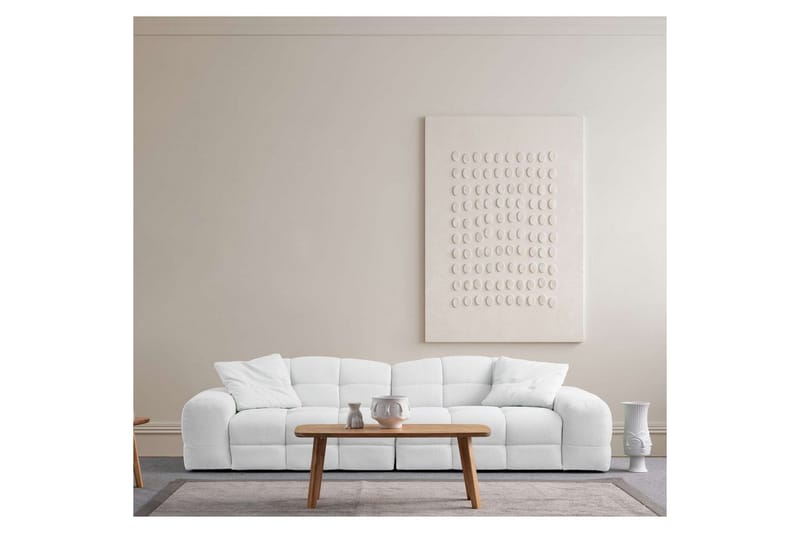 Buddy Sofa 3-seter - Hvit - Møbler - Sofaer - Sofa 3 seter