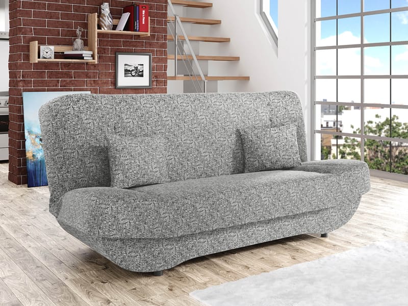 Burralla 3-seters sovesofa - grå - Møbler - Sofaer - Sovesofaer