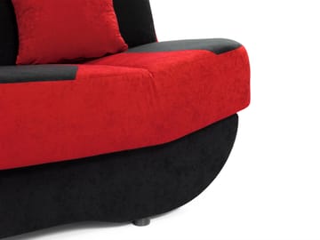 Burralla 3-seters sovesofa - svart - Møbler - Sofaer - Sovesofaer