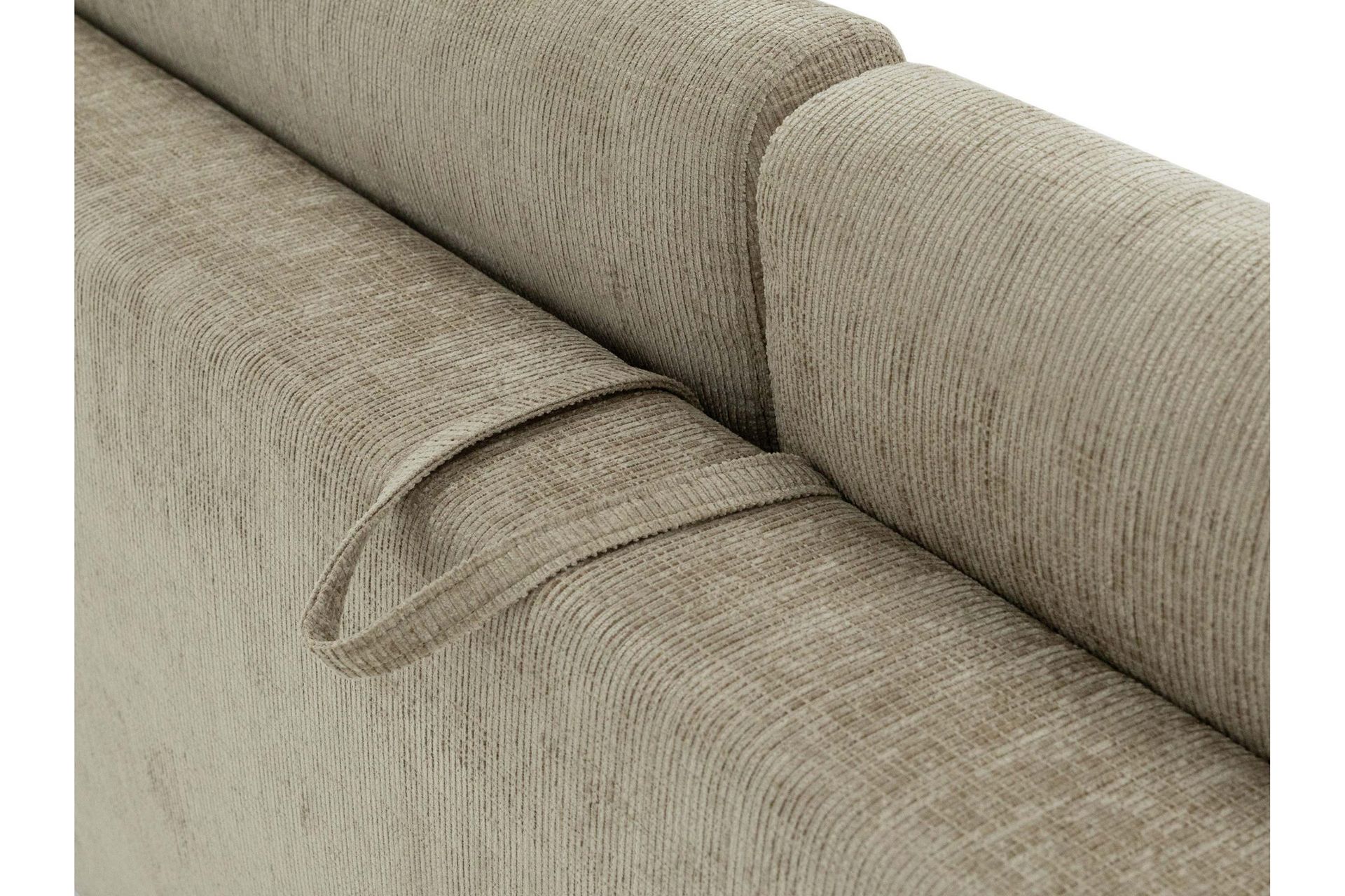 Busness Sovesofa 3-seter i Plysj - Grå - Møbler - Sofaer - Sovesofaer