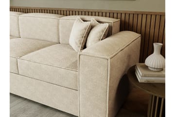 Bysantinsk 3-Seters Sovesofa - Beige - Møbler - Sofaer - Sovesofaer