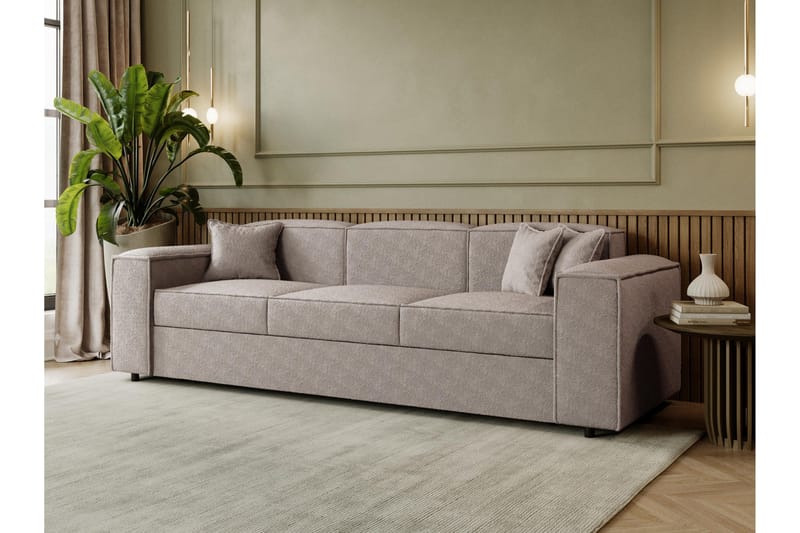 Bysantinsk 3-Seters Sovesofa - Grå - Møbler - Sofaer - Sovesofaer