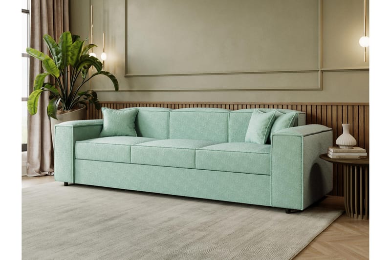 Bysantinsk 3-Seters Sovesofa - Grønn - Møbler - Sofaer - Sovesofaer