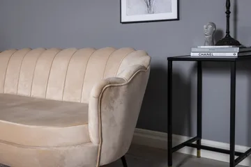 Calais 3-seter Sofa Fløyel - Beige - Møbler - Sofaer - Fløyel sofaer