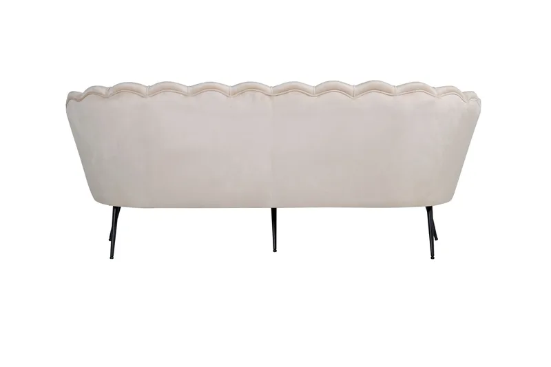 Calais 3-seter Sofa Fløyel - Beige - Møbler - Sofaer - Fløyel sofaer