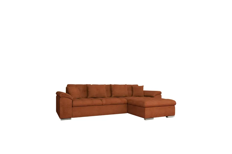 Camior Sofa med Divan 3-seter, Oransje