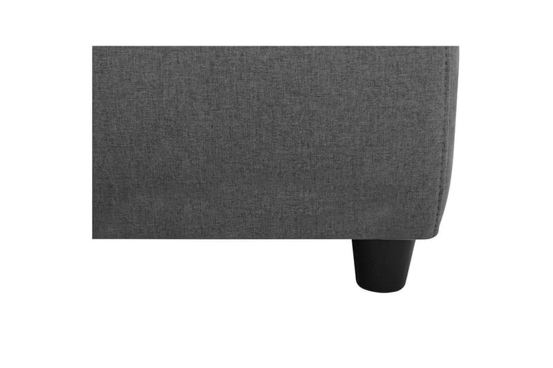 Capena 3-seter Høyrevendt L-formet Hjørnesofa 275 cm med Recliner i Stoff - Grå - Møbler - Sofaer - Reclinersofaer