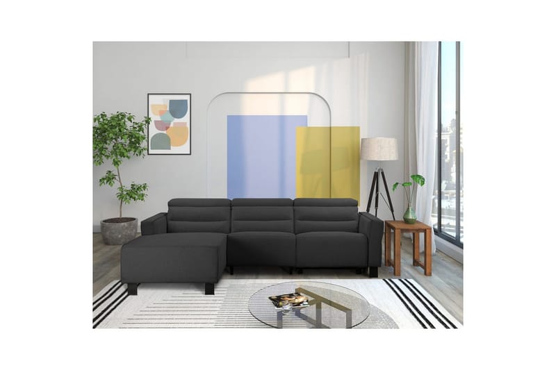 Carpari Reclinersofa 3-seter - Grå - Møbler - Sofaer - Reclinersofaer