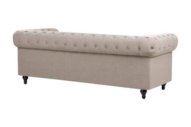 Casonya Sofa 3-seter - Beige/Mørkt tre - Møbler - Sofaer - Sofa 3 seter
