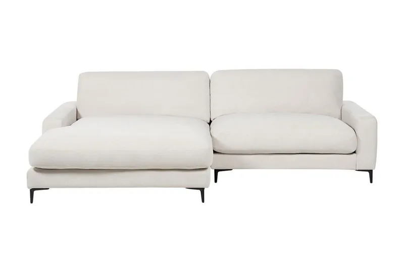 Cathy Hjørnesofa 3-seter - Hvit/Svart - Møbler - Sofaer - Hjørnesofa
