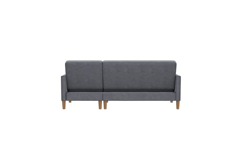 Chaiselong Lilly Antrasitt, Fløyel - Antrasitt, Fløyel - Møbler - Sofaer - Sofa med sjeselong