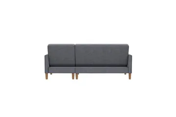 Chaiselong Lilly Antrasitt, Fløyel - Antrasitt, Fløyel - Møbler - Sofaer - Sofa med sjeselong