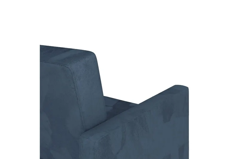 Chaiselong Lilly Blå, Fløyel - Blå, Fløyel - Møbler - Sofaer - Sofa med sjeselong