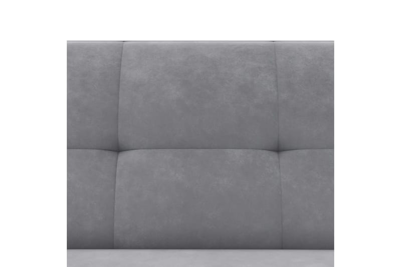 Chaiselong Lilly Lys grå, Fløyel - Lys grå, Fløyel - Møbler - Sofaer - Sofa med sjeselong