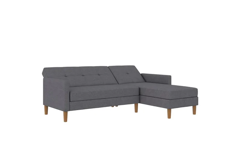 Chaiselong Lilly Lys grå, Lin - Lys grå, Lin - Møbler - Sofaer - Sofa med sjeselong