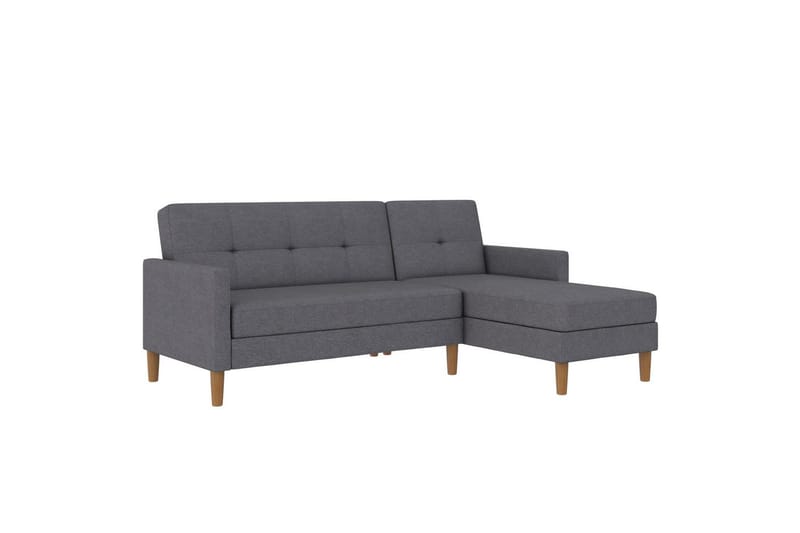 Chaiselong Lilly Lys grå, Lin - Lys grå, Lin - Møbler - Sofaer - Sofa med sjeselong
