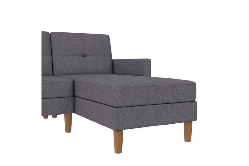 Chaiselong Lilly Lys grå, Lin - Lys grå, Lin - Møbler - Sofaer - Sofa med sjeselong