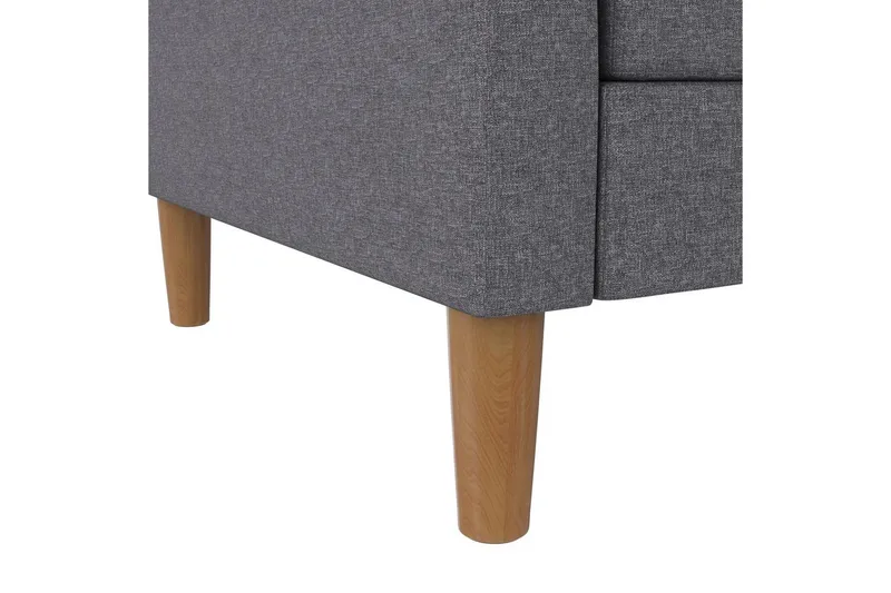 Chaiselong Lilly Lys grå, Lin - Lys grå, Lin - Møbler - Sofaer - Sofa med sjeselong