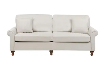 Cher Sofa 3-seter - Beige/Mørkt tre - Møbler - Sofaer - Sofa 3 seter