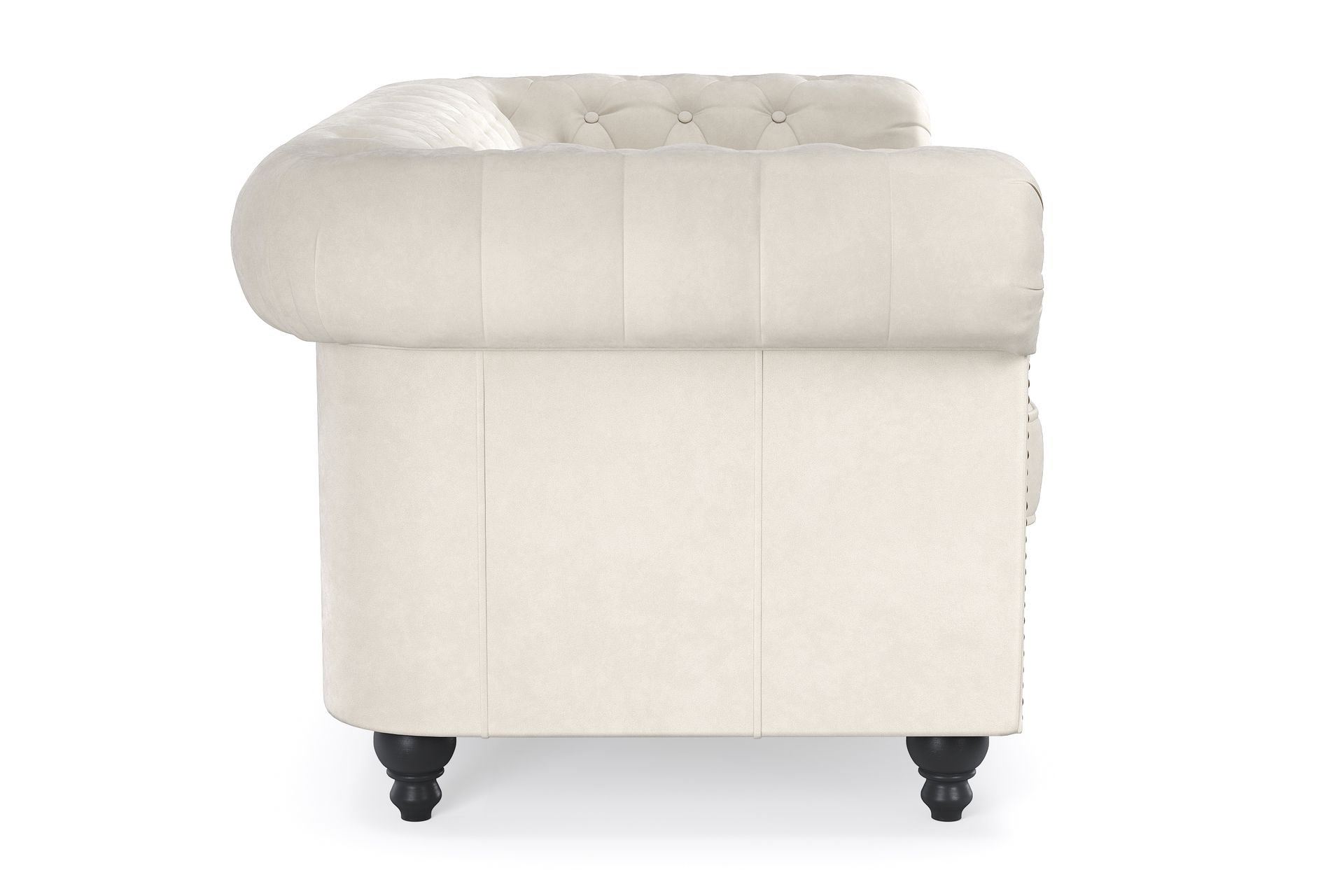Chesterfield Deluxe 2-seters Sofa - Beige - Møbler - Sofaer - Fløyel sofaer