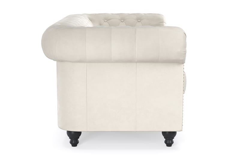 Chesterfield Deluxe 2-seters Sofa - Beige - Møbler - Sofaer - Fløyel sofaer