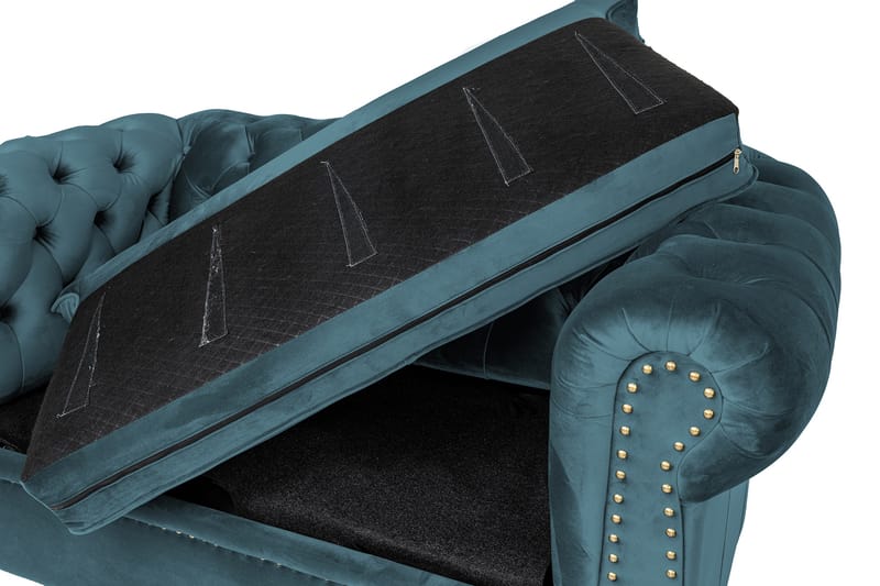 Chesterfield Deluxe Sovesofa 2-seters - Møbler - Sofaer - Sovesofaer - 2 seters sovesofa