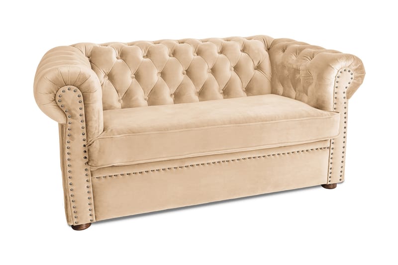 Chesterfield Deluxe Sovesofa 2-seters - Møbler - Sofaer - Sovesofaer - 2 seters sovesofa