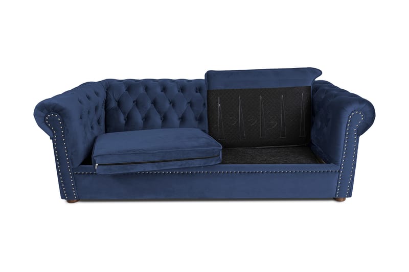 Chesterfield Deluxe Sovesofa 3-seters - Sovesofaer - 3 seters sovesofa