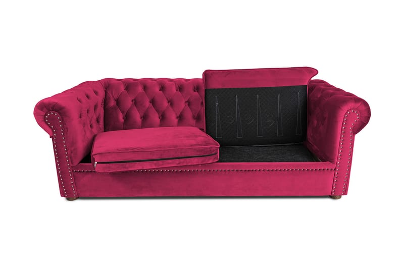 Chesterfield Deluxe Sovesofa 3-seters - Møbler - Sofaer - Sovesofaer - 3 seters sovesofa