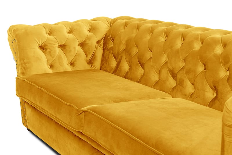 Chesterfield Deluxe Sovesofa 3-seters - Møbler - Sofaer - Sovesofaer - 3 seters sovesofa