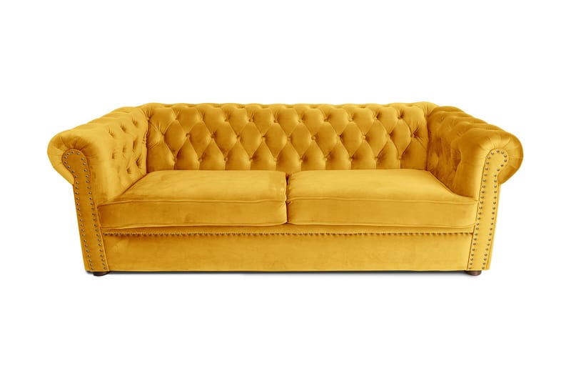 Chesterfield Deluxe Sovesofa 3-seters - Møbler - Sofaer - Sovesofaer - 3 seters sovesofa