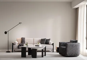 Childress 3-seters sofa Chenille - Beige - Møbler - Sofaer - Sofa 3 seter