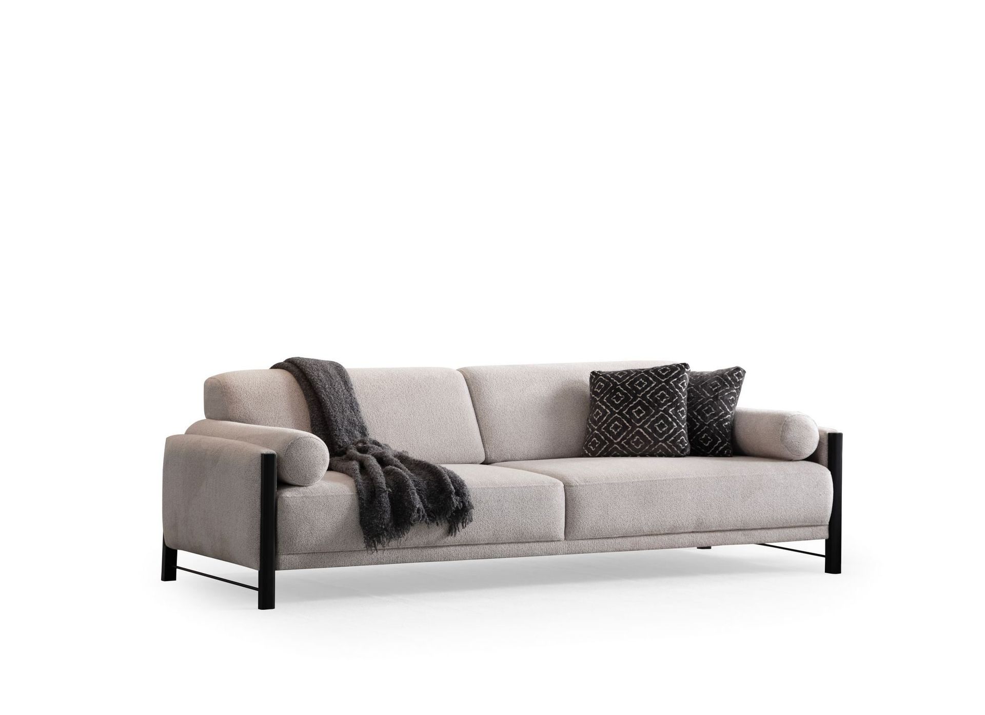 Childress 3-seters sofa Chenille - Beige