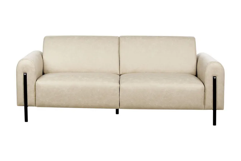 Christa Sofa 3-seter, Beige/Svart