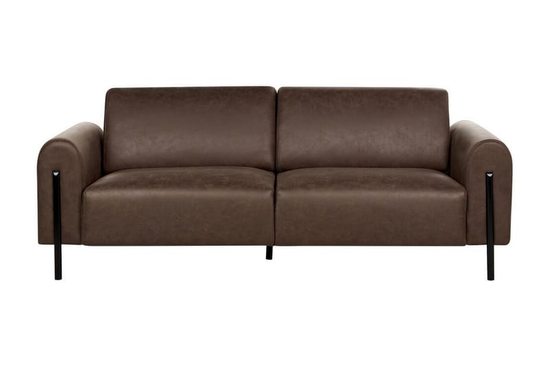 Christa Sofa 3-seter - Brun/Svart - Møbler - Sofaer - Sofa 3 seter