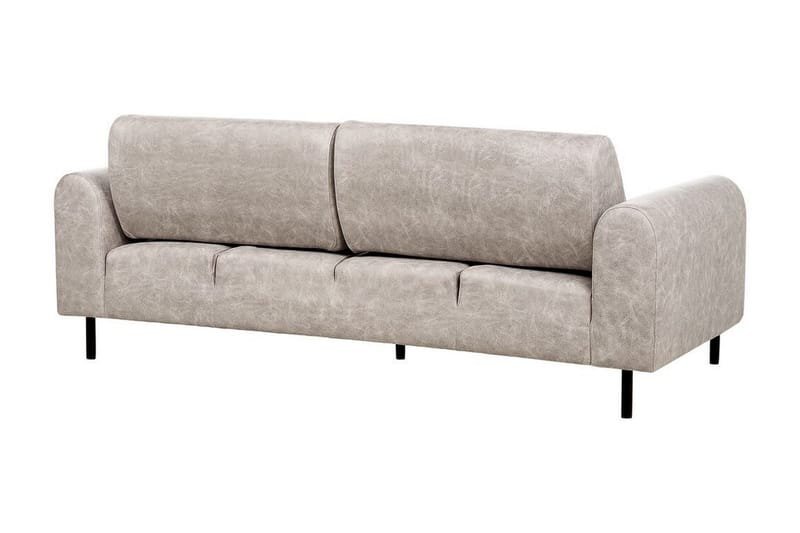 Christa Sofa 3-seter - Grå/Svart - Møbler - Sofaer - Skinnsofaer