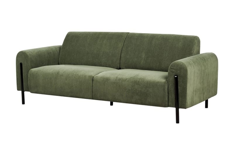 Christa Sofa 3-seter - Grønn/Svart - Møbler - Sofaer - Sofa 3 seter