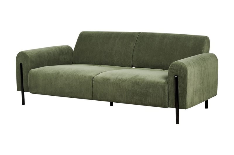 Christa Sofa 3-seter - Grønn/Svart - Møbler - Sofaer - Sofa 3 seter