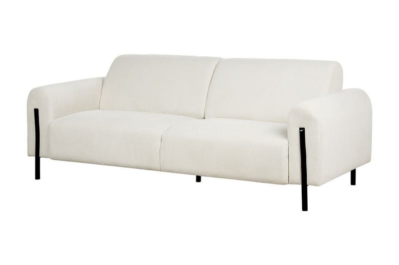 Christa Sofa 3-seter - Hvit/Svart - Møbler - Sofaer - Sofa 3 seter