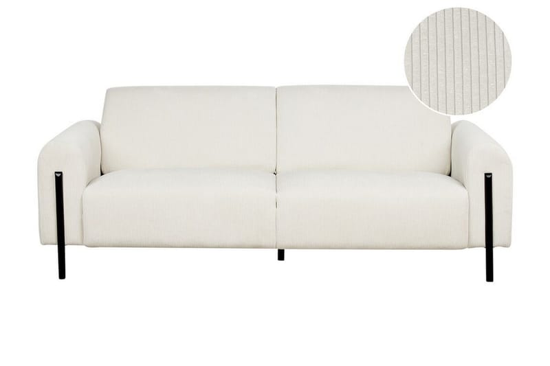 Christa Sofa 3-seter - Hvit/Svart - Møbler - Sofaer - Sofa 3 seter