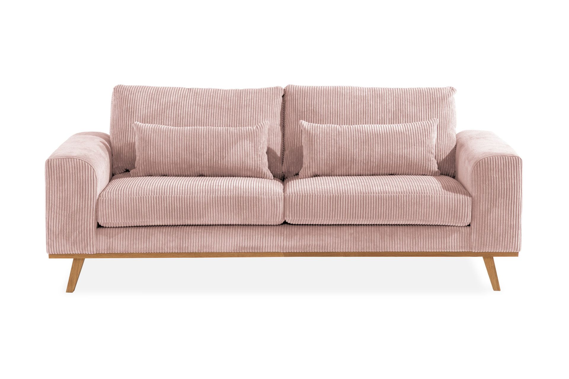 Copenhagen 2-seters Manchestersofa - Rosa