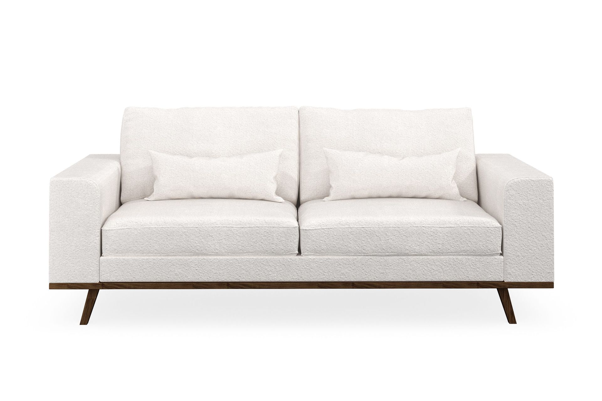 Copenhagen 2-seters Sofa i Bouclé - Hvit