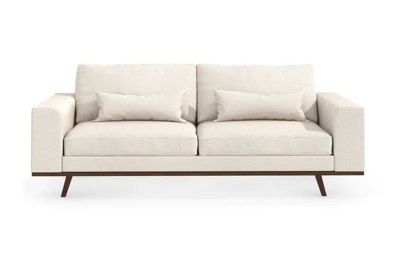 Copenhagen 3-seters Stoffsofa, Beige