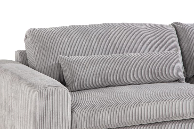 Copenhagen 4-seters Manchestersofa - Lys grå - Møbler - Sofaer - 4 seter sofa