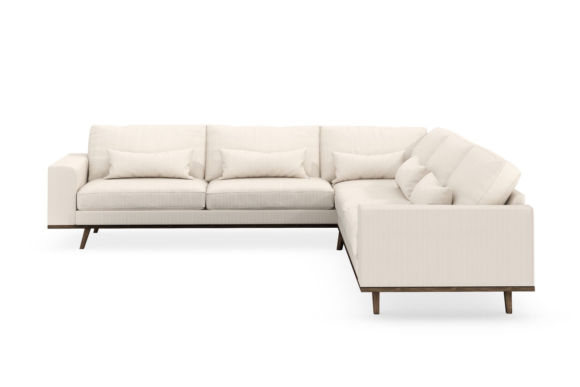 Copenhagen 6-seters L-formet Hjørnesofa i Manchester - Beige