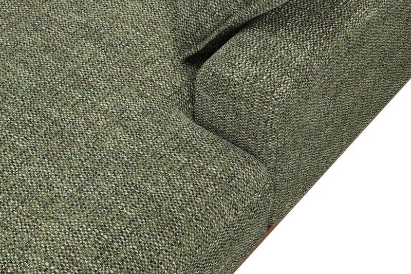 Copenhagen Premium 5-personers Venstrevendt U-formet Dyb Sofa med Divan og Chaiselong i Chenille - Grøn - Møbler - Sofaer - U-sofa