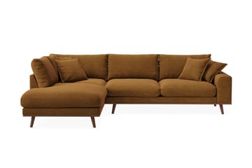 Copenhagen Premium 4-personers Venstrevendt L-formet Dyb Chaiselongsofa i Stof