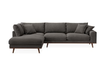 Copenhagen Premium 4-personers Venstrevendt L-formet Dyb Chaiselongsofa i Stof